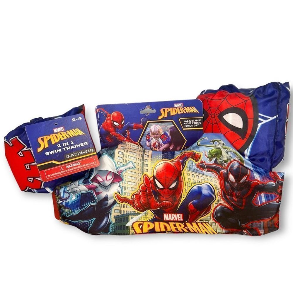 Spiderman Marvel 2 in 1 Swim Trainer 2-4 Years 33-45 pounds What Kids Want
